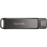 SanDisk iXpand unità flash USB 128 GB USB Type-C / Lightning 3.2 Gen 1 (3.1 Gen 1) Nero Nero, 128 GB, USB Type-C / Lightning, 3.2 Gen 1 (3.1 Gen 1), Girevole, Protezione della password, Nero