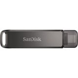 SanDisk iXpand unità flash USB 128 GB USB Type-C / Lightning 3.2 Gen 1 (3.1 Gen 1) Nero, Chiavetta USB Nero, 128 GB, USB Type-C / Lightning, 3.2 Gen 1 (3.1 Gen 1), Girevole, Protezione della password, Nero