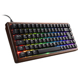 Sharkoon 4044951042623, Tastiera da gioco legno/Nero