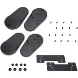 SilverStone RAC-CF4-440, Supporto per pavimento Nero