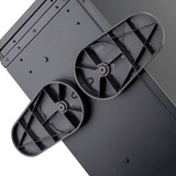 SilverStone RAC-CF4-440, Supporto per pavimento Nero