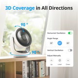 SwitchBot ventilatore a convezione intelligente bianco