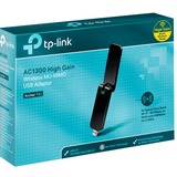 TP-Link Archer T4U WLAN 867 Mbit/s, Adattatore Wi-Fi Wireless, USB, WLAN, Wi-Fi 5 (802.11ac), 867 Mbit/s, Nero
