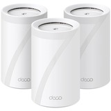 TP-Link BE9300 Tri-band (2,4 GHz/5 GHz/6 GHz) Wi-Fi 7 (802.11be) Bianco 4 Interno, Router di rete bianco, Bianco, Interno, Sistema Mesh, Tri-band (2,4 GHz/5 GHz/6 GHz), Wi-Fi 7 (802.11be), 9300 Mbit/s