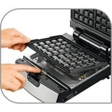Tefal SW854D16 tostiera 700 W Nero, Acciaio inossidabile, Creatore del panino accaio/Nero, 700 W, 2 pz, 32 pz