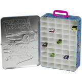Theo Klein Valigetta da collezione Hot Wheels per 50 auto, Valigia blu/Rosa