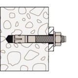 fischer Ancorante a perno FBN II 12/10, Tassello argento