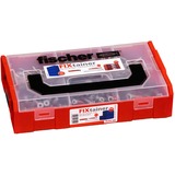 fischer FixTainer - DUOPOWER & DUOSEAL, Tassello grigio chiaro/Rosso