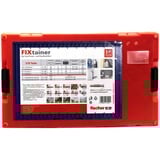 fischer FixTainer - DUOPOWER & DUOSEAL + Viti, Tassello grigio chiaro/Rosso
