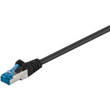 goobay Cavo patch RJ-45 Cat 6.a S/FTP (PIMF) Nero
