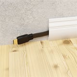 goobay Cavo piatto HDMI 2.1 ad alta velocità con Ethernet 8K / 60 Hz Nero