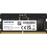 ADATA Premier memoria 32 GB 1 x 32 GB DDR5 262-pin SO-DIMM Nero, 32 GB, 1 x 32 GB, DDR5, 4800 MHz, 262-pin SO-DIMM