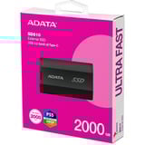 ADATA SD810 2 TB USB tipo-C USB 3.2 Gen 2x2 Nero, Disco a stato solido Nero, 2 TB, USB tipo-C, USB 3.2 Gen 2x2, 2000 MB/s, Nero