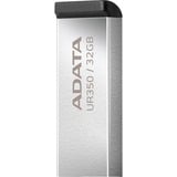 ADATA UR350 unità flash USB 32 GB USB tipo A 3.2 Gen 1 (3.1 Gen 1) Nero, Chiavetta USB nichel/Nero, 32 GB, USB tipo A, 3.2 Gen 1 (3.1 Gen 1), 100 MB/s, Cuffia, Nero