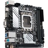 ASUS PRIME H610I-PLUS-CSM Intel H610 LGA 1700 mini ITX, Scheda madre Intel, LGA 1700, Intel® Celeron®, Intel® Core™ i3, Intel® Core™ i5, Intel® Core™ i7, Intel® Core™ i9,..., DDR5-SDRAM, 96 GB, DIMM