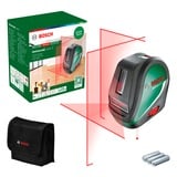 Bosch Laser a linee incrociate UniversalLevel 3, Attraversare la linea laser verde/Nero