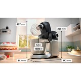 Bosch MUMS6ZS13D Nero/in acciaio inox