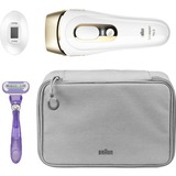 Braun Silk-expert Pro 5 PL5117 Epilatore Luce Pulsata Di Ultima Generazione, IPL, Epilazione Definitiva, Bianco E Oro, Rimozione dei capelli bianco/Oro