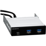 Chieftec MUB-3003 hub di interfaccia USB 3.2 Gen 2 (3.1 Gen 2) Type-A 10000 Mbit/s Nero Nero, USB 3.2 Gen 2 (3.1 Gen 2) Type-A, USB 3.2 Gen 1 (3.1 Gen 1) Type-A, USB 3.2 Gen 2 (3.1 Gen 2) Type-C, 10000 Mbit/s, Nero, Metallo, Plastica, 102 mm