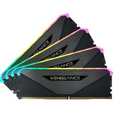 Corsair Vengeance CMN32GX4M4Z3600C18 memoria 32 GB 4 x 8 GB DDR4 3600 MHz Nero, 32 GB, 4 x 8 GB, DDR4, 3600 MHz, 288-pin DIMM, Nero