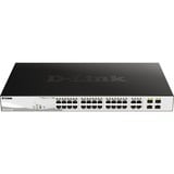 D-Link DGS-1250-28XMP Gestito L3 Gigabit Ethernet (10/100/1000) Supporto Power over Ethernet (PoE) Nero, Interruttore Gestito, L3, Gigabit Ethernet (10/100/1000), Full duplex, Supporto Power over Ethernet (PoE), Montaggio rack
