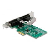 DeLOCK Scheda PCIe x1 a 2x Seriale RS-232, Scheda di interfaccia 