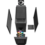 DeepCool CG540 Midi Tower Nero Nero, Midi Tower, PC, Nero, ATX, EATX, micro ATX, Mini-ITX, ABS, SPCC, Vetro temperato, Giocare