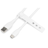 Digitus Cavo di collegamento in silicone USB 2.0 USB-A > USB-C bianco