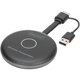 Digitus Trasmettitore HDMI wireless Click & Present PRO, Estensione HDMI Nero