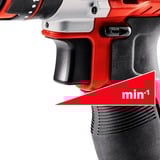 EINHELL Avvitatore a percussione a batteria TE-CD 12/1 Li-i, 12 Volt, Cordless rosso/Nero