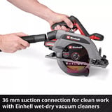 EINHELL Sega circolare a batteria professionale TP-CS 18/165 Li BL - Solo, 18Volt rosso/Nero