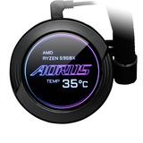 GIGABYTE AORUS WATERFORCE X 240 sistema di raffreddamento per computer Processore Raffreddatore di liquidi tutto in uno 12 cm Nero Nero, Raffreddatore di liquidi tutto in uno, 12 cm, 60,07 pdc/min, Nero