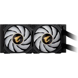 GIGABYTE AORUS WATERFORCE X 240 sistema di raffreddamento per computer Processore Raffreddatore di liquidi tutto in uno 12 cm Nero Nero, Raffreddatore di liquidi tutto in uno, 12 cm, 60,07 pdc/min, Nero