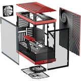 HYTE CS-HYTE-Y40-BR, Chassis Tower rosso/Nero