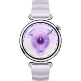Huawei WATCH GT6, Cassa 41mm in acciaio inossidabile e cinturino viola. Compatibile con iOS e Android. Fino a 14 giorni di autonomia., Smartwatch argento, Cassa 41mm in acciaio inossidabile e cinturino viola. Compatibile con iOS e Android. Fino a 14 giorni di autonomia., 3,35 cm (1.32"), AMOLED, Touch screen, 38 g