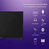 JVC LT-24VAH3455, Televisore LED Nero