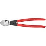 KNIPEX 74 01 250 Pinza da taglio laterale rosso, Pinze da taglio diagonale, Acciaio al cromo vanadio, Plastica, Rosso, 25 cm, 391 g