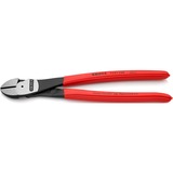 KNIPEX 74 01 250 Pinza da taglio laterale rosso, Pinze da taglio diagonale, Acciaio al cromo vanadio, Plastica, Rosso, 25 cm, 391 g