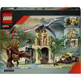 LEGO Jurassic World 76976 Missione Aerea con Spinosauro e Quetzalcoatlus, 2 Dinosauri Giocattolo e 2 Veicoli, per Bambini 8+, Giochi di costruzione 2 Dinosauri Giocattolo e 2 Veicoli, per Bambini 8+, Set da costruzione, 8 anno/i, Plastica, 984 pz, 1,77 kg