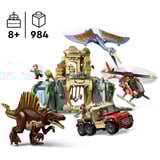 LEGO Jurassic World Missione aerea con Spinosauro e Quetzalcoatlus, Giochi di costruzione Set da costruzione, 8 anno/i, Plastica, 984 pz, 1,77 kg
