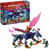 LEGO NINJAGO 71842 Rontu, il Drago Maestro, Drago Giocattolo Snodabile con 3 Minifigure, Spada e Accessori, Idea Regalo 7+, Giochi di costruzione il Drago Maestro, Drago Giocattolo Snodabile con 3 Minifigure, Spada e Accessori, Idea Regalo 7+, Set da costruzione, 7 anno/i, Plastica, 381 pz, 488 g