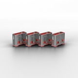 Lindy 40460 clip sicura Bloccaporte USB tipo A Rosa Acrilonitrile butadiene stirene (ABS) 10 pz rosso, Bloccaporte, USB tipo A, Rosa, Acrilonitrile butadiene stirene (ABS), 10 pz, Sacchetto di politene