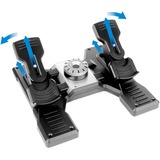 Logitech Flight Rudder Pedals Nero, Argento USB 2.0 Simulazione di Volo Analogico/Digitale PC Simulazione di Volo, PC, Analogico/Digitale, Cablato, USB 2.0, Nero, Argento