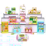 MGA Entertainment Spaces Furniture Pack in PDQ, Bricolage Miniverse Spaces Furniture Pack in PDQ, Cafe, 8 anno/i, Multicolore, Plastica