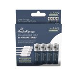 MediaRange Batteria USB-C Li-Ion, Mignon AA I 1.5V | 1400 mAh, confezione da 4 