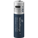 MediaRange Batteria USB-C Li-Ion, Mignon AA I 1.5V | 1400 mAh, confezione da 4 
