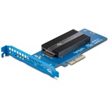 OWC OWCSACL1M scheda di interfaccia e adattatore Interno M.2 PCIe, M.2, Nero, Blu, Computer portatile, Attività, BSMI CE FCC RCM VCCI