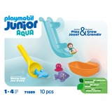 PLAYMOBIL Junior Aqua: Divertimento di pesca con creature marine, Giochi di costruzione 