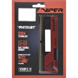 Patriot PVE2464G400C0K, Memoria Nero/Rosso