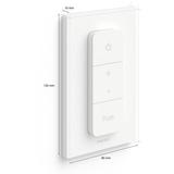 Philips Hue Philips Hue Dimmer Switch V2 Interruttore Wireless Bianco bianco, Philips Hue Dimmer Switch V2 Interruttore Wireless Bianco, Wireless, ZigBee, Bianco, Libera installazione, Pulsanti, Interno